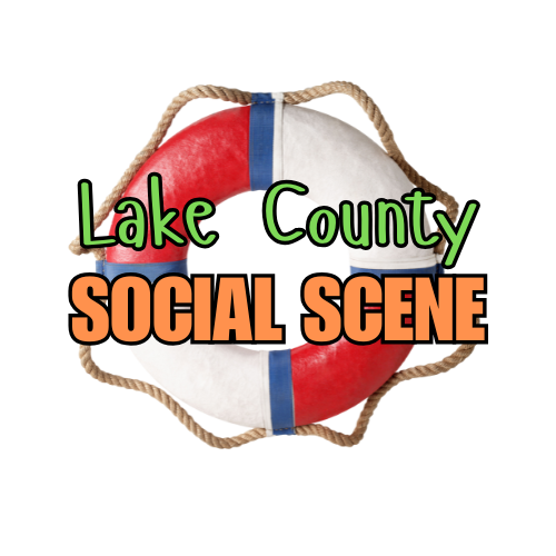 Lake County Social Scene logo with life preserver